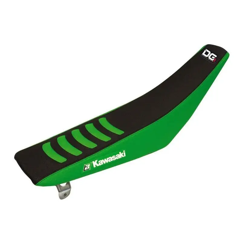 Housse de selle BLACKBIRD Double Grip 3 vert/noir Kawasaki KX250F/450F