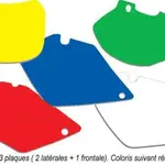 Fonds de plaque BLACKBIRD jaune Husqvarna TE/FE