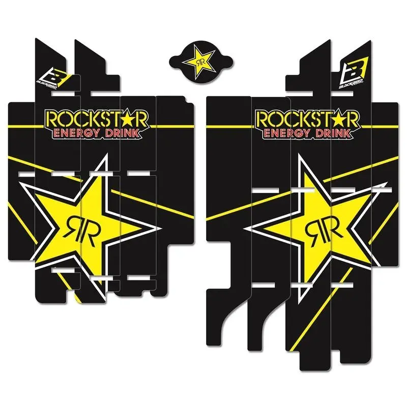 Kit déco de cache radiateur BLACKBIRD Rockstar Energy Suzuki RM-Z450