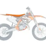 Housse de selle BLACKBIRD Pyramid orange KTM SX85