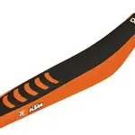 Housse de selle BLACKBIRD Double Grip 3 orange/noir KTM SX85