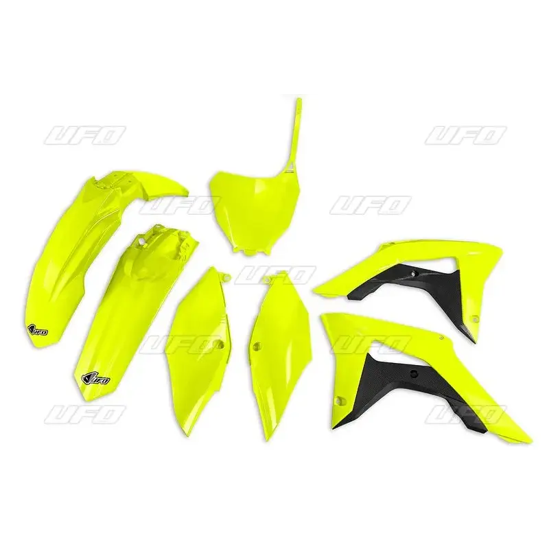 Kit plastique UFO jaune fluo Honda CRF450R/RX