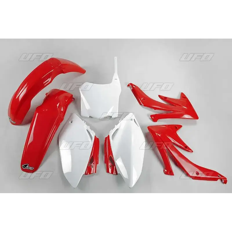 Kit plastique UFO couleur origine rouge/blanc (2008) Honda CRF450R