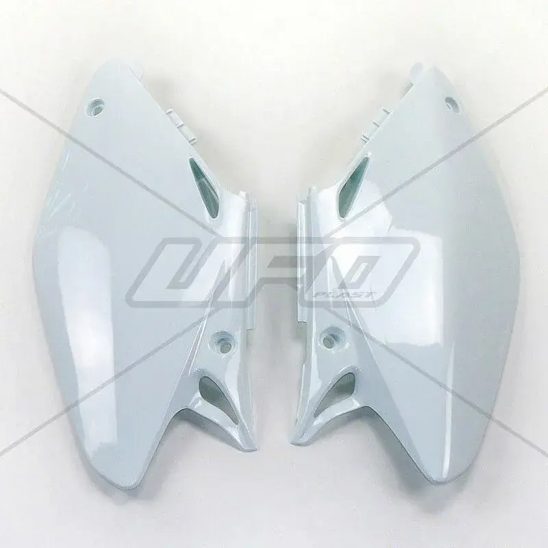 Plaques latérales UFO blanc Honda CR125R/250R