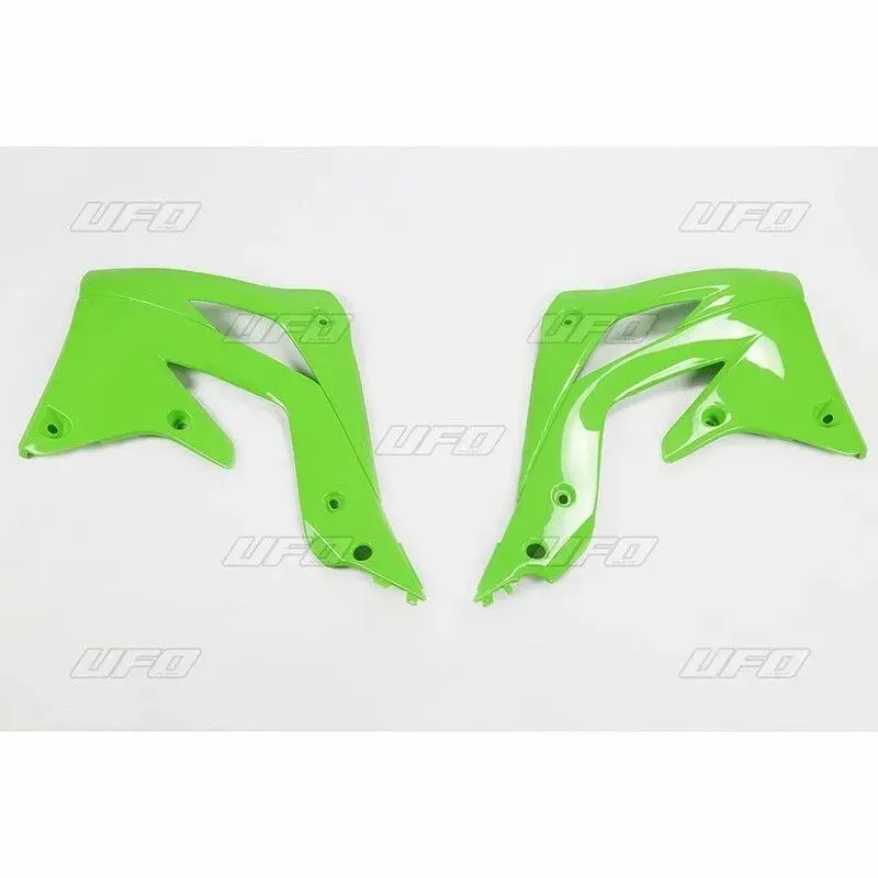 Ouïes de radiateur UFO vert Kawasaki KX450F
