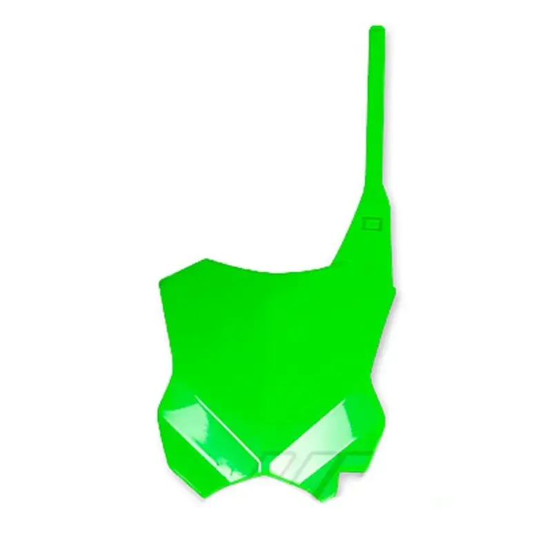 Plaque numéro frontale UFO vert fluo Kawasaki KX450F