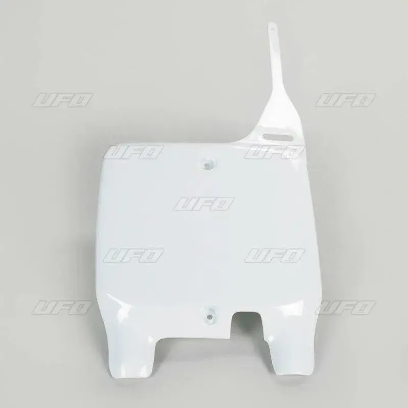 Plaque numéro frontale UFO blanc Suzuki RM125/250