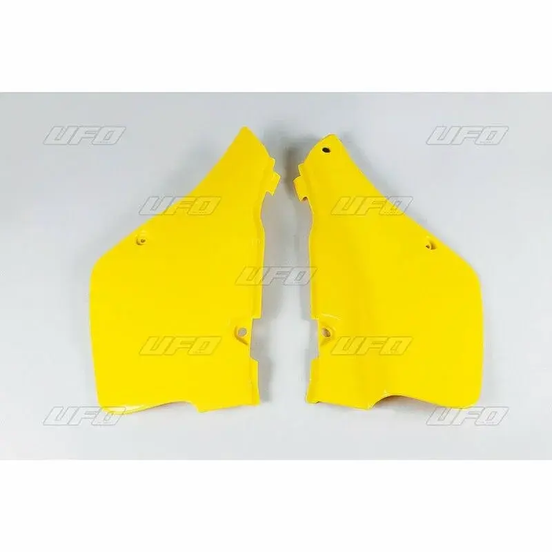 Plaques latérales UFO jaune Suzuki RM250