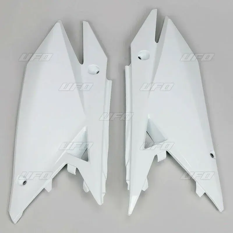 Plaques latérales UFO blanc Suzuki RM-Z450