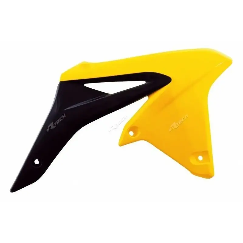 Ouïes de radiateur RACETECH couleur origine (2016) jaune/noir Suzuki RM-Z250