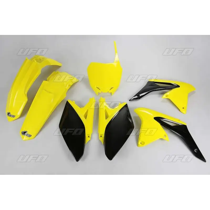 Kit plastique UFO couleur origine jaune/noir Suzuki RM-Z250