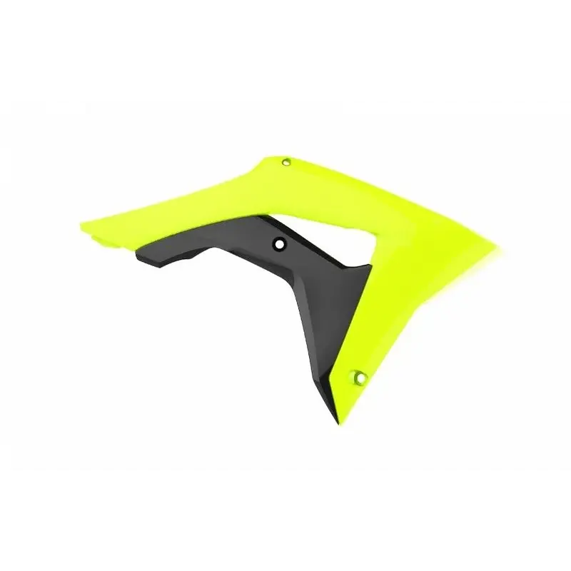 Ouïes de radiateur POLISPORT jaune fluo Honda CRF450R