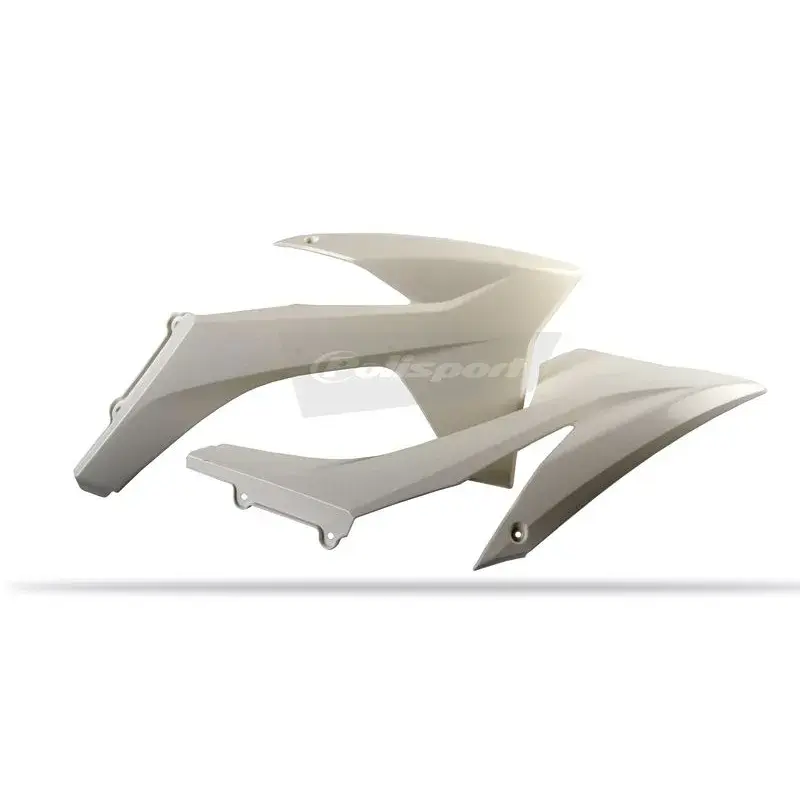Ouïes de radiateur Polisport blanc KTM