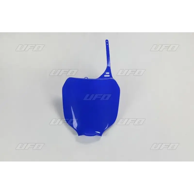 Plaque numéro frontale UFO bleu Yamaha