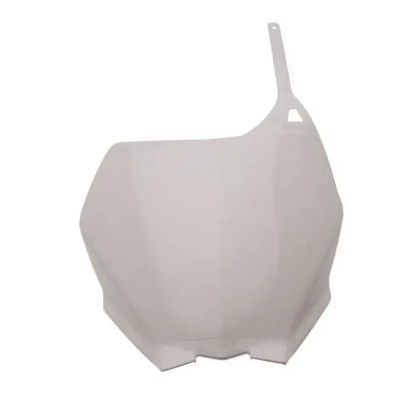 Plaque numéro frontale UFO blanc Yamaha