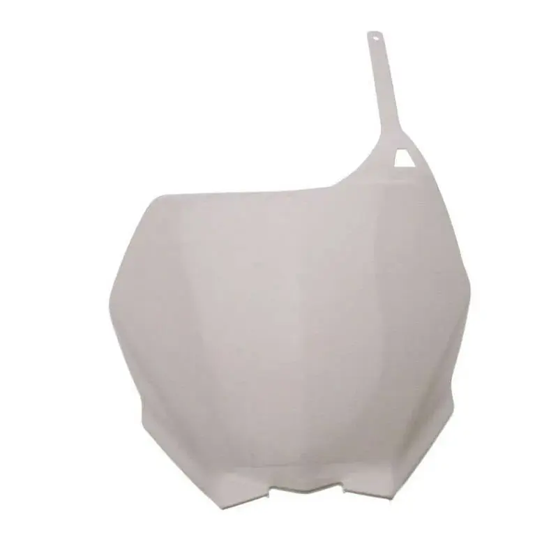 Plaque numéro frontale UFO blanc Yamaha YZ125/250