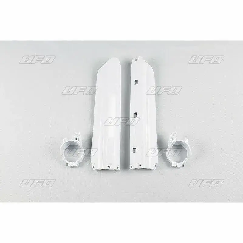 Protections de fourche UFO blanc Yamaha