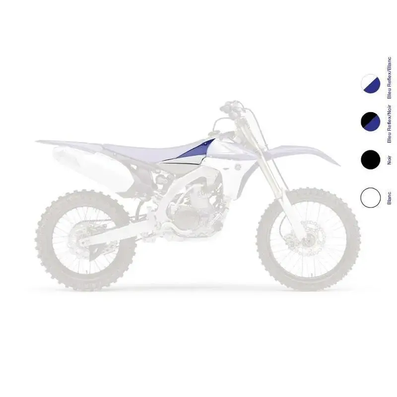 Connections d'ouïes de radiateur UFO blanc Yamaha YZ450F
