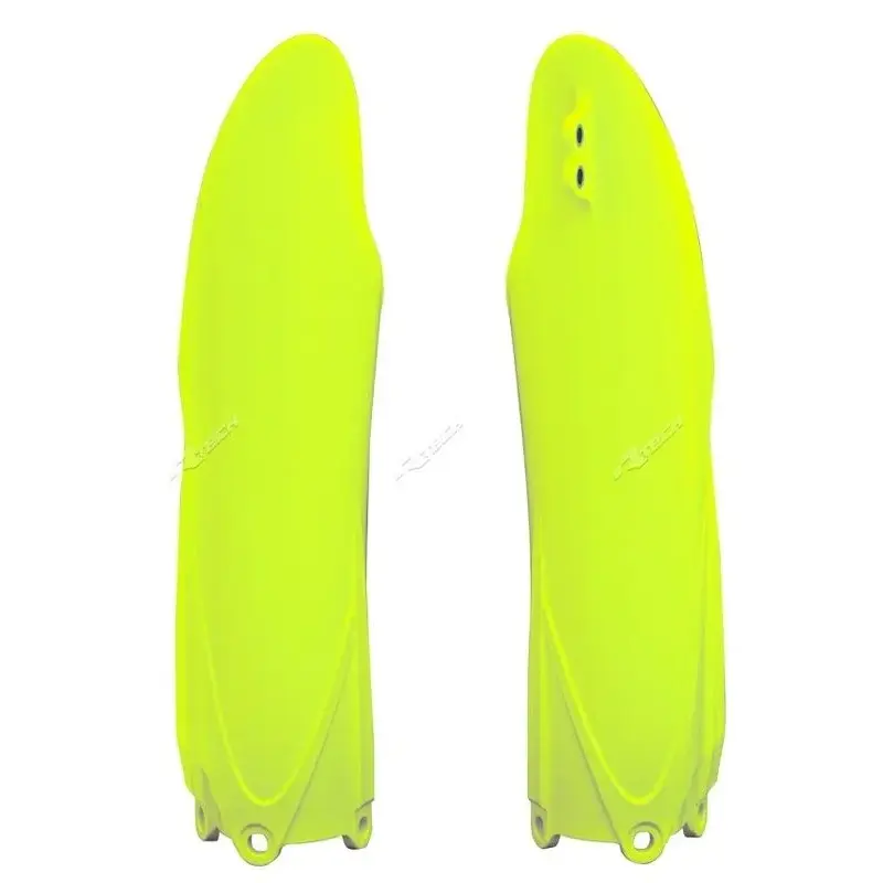 Protections de fourche RACETECH jaune fluo Yamaha