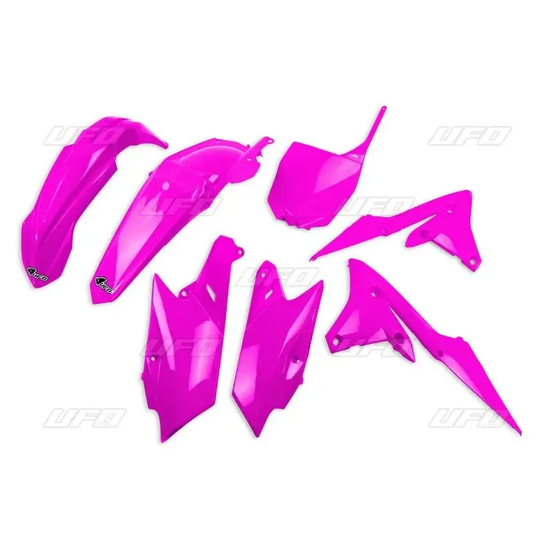 Kit plastique UFO rose fluo Yamaha YZ85