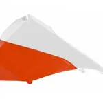 Caches boîte à air Polisport couleur origine 15 blanc/orange KTM SX/SX-F