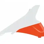 Caches boîte à air Polisport couleur origine 15 blanc/orange KTM SX/SX-F