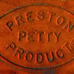 Garde-boue arrière PRESTON PETTY Vintage MX orange foncé