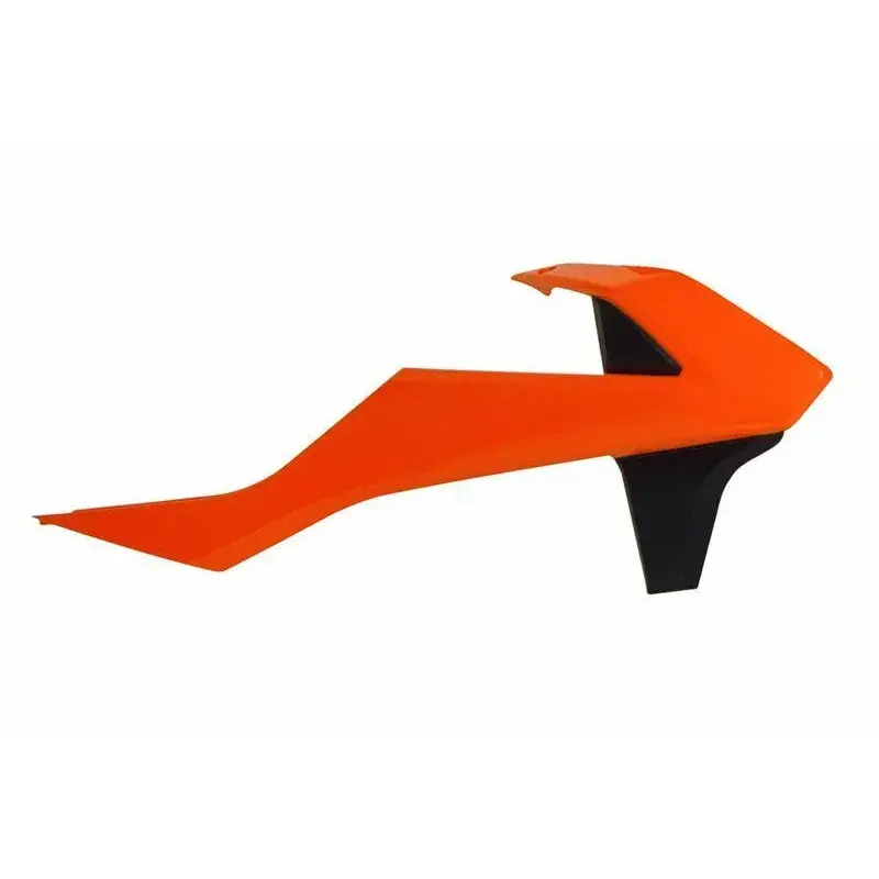 Ouïes de radiateur RACETECH orange/noir KTM SX85