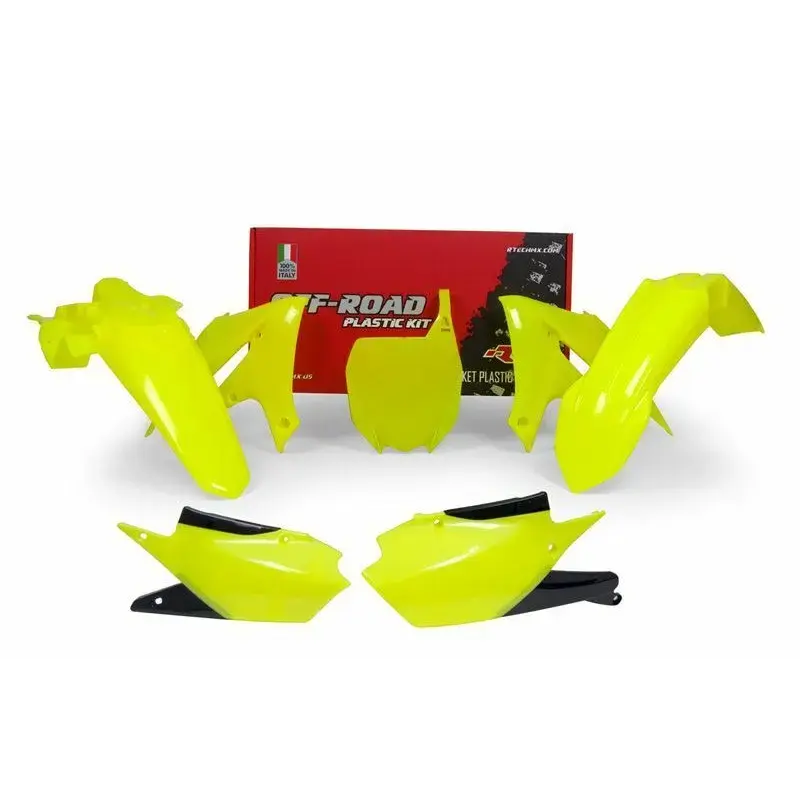 Kit plastique RACETECH jaune fluo Yamaha YZ-450F