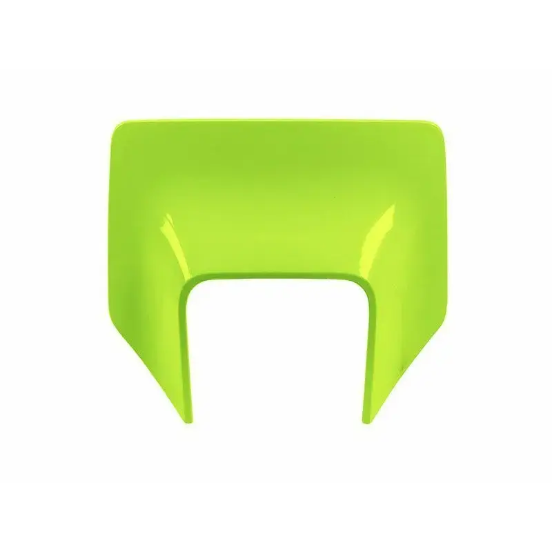 Plaque numéro frontale RACETECH jaune fluo Husqvarna TE/FE