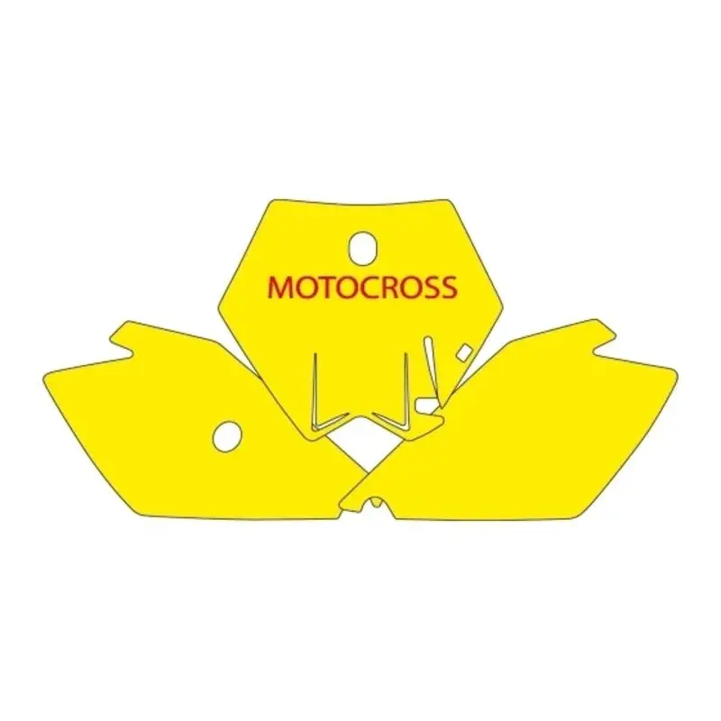 Fonds de plaque BLACKBIRD bleu KTM SX85