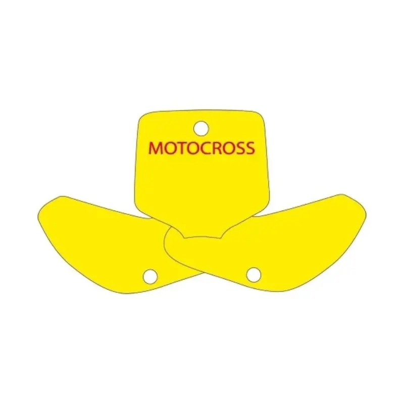 Fonds de plaque BLACKBIRD jaune KTM EXC