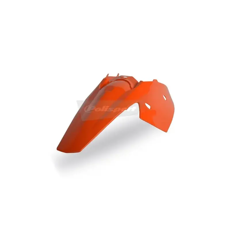 Garde-boue arrière + plaques latérales POLISPORT orange KTM