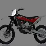 Plaque numéro frontale UFO blanc Husqvarna TE/TC