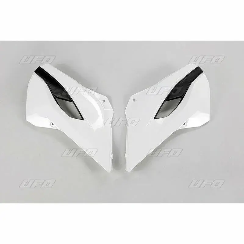 Ouïes de radiateur UFO couleur origine blanc/jaune Husqvarna