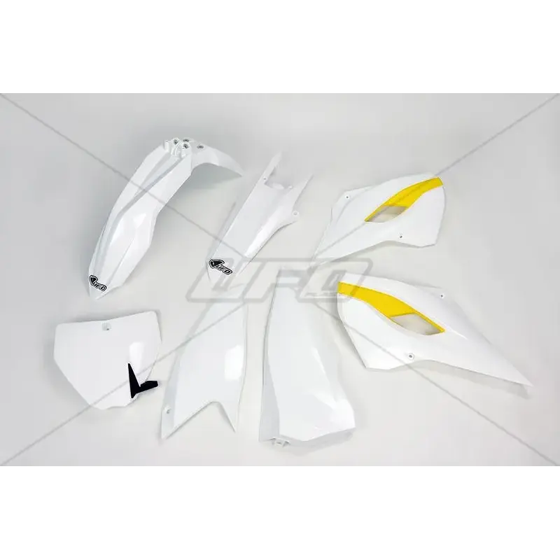 Kit plastique UFO couleur origine (2015) blanc/jaune Husqvarna