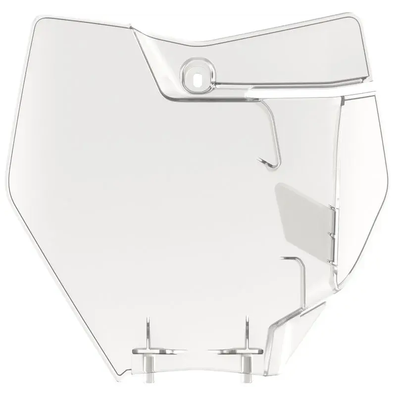 Plaque numéro frontale POLISPORT transparent KTM SX/SX-F125