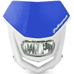 Plaque phare POLISPORT Halo LED bleu/blanc