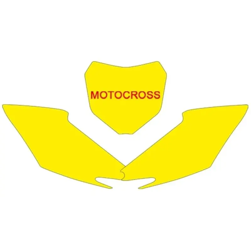 Fonds de plaque BLACKBIRD jaune Honda CRF250R/450R