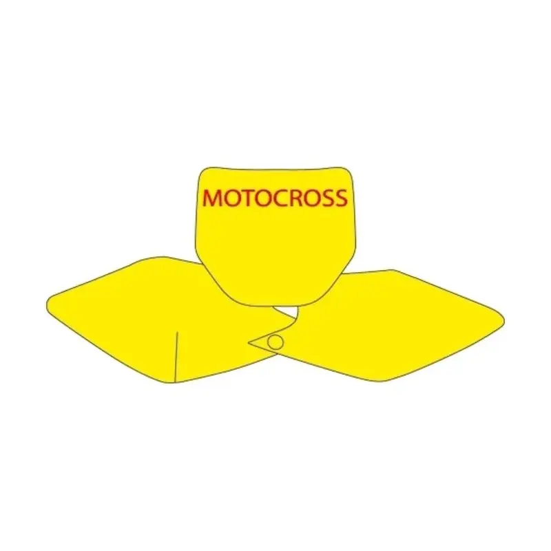 Fonds de plaque BLACKBIRD blanc Kawasaki KX250F/450F