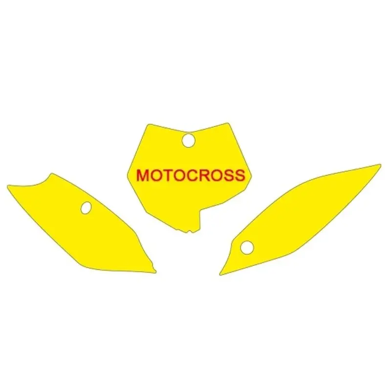 Fonds de plaque BLACKBIRD bleu KTM SX85