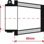 Filtre de reniflard d&#039;huile BMC Ø25mm
