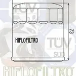 Filtre à huile Hiflofiltro Racing HF303RC Kawasaki