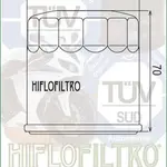 Filtre à huile HIFLOFILTRO HF175 Harley Davidson Street 750