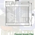 Filtre à huile HIFLOFILTRO HF568 Kymco X-Citing 400