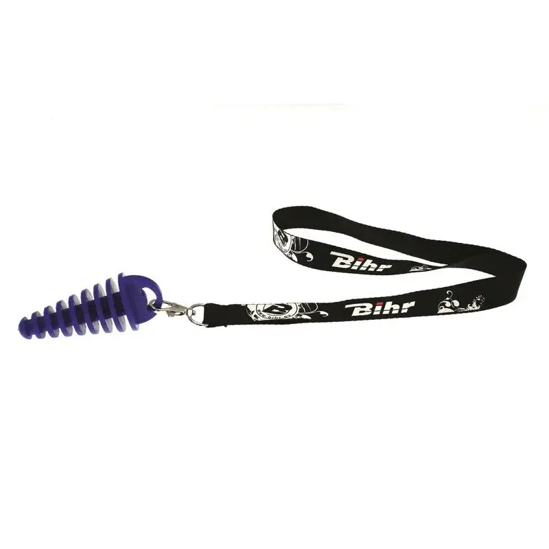 Bouchon d'échappement 2 temps Bihr bleu Ø14 à 37mm