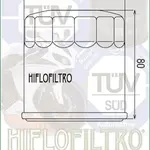 Filtre à huile Hiflofiltro HF740 Yamaha