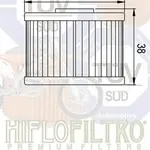 Filtre à huile Hiflofiltro HF112