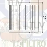 Filtre à huile Hiflofiltro HF123 Kawasaki