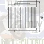 Filtre à huile Hiflofiltro HF145